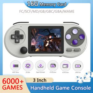 Players 3 Inch Handheld Game Console With Rocker Retro Game Console Comfortable Grip TypeC Charging HD IPS Screen Home Entertainment