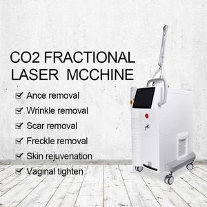 Venda Flash Máquina de laser de co2 fracionário vertical, clareamento da pele, cuidados vaginais, matriz de pontos, recapeamento da pele, rosto, amarelo, remoção da vulva, dispositivo de picar