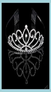 Headpieces Wedding Accessories Party Events Bridal Tiaras Crowns With Rhinestones Jewelry Pageant Evening Prom Performance Crystal5015156