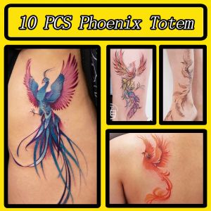 Templates OPHIR Phoenix Totem Reusable Temporary Tattoo Stencil Airbrush Template for Body Paint Drawing Art Designs STE125