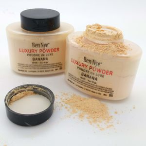 Banana Powder Smooth Loose Oil control Face Powder Makeup Concealer Mineral Finish Powder Transparent Foundation Korea Cosmetics