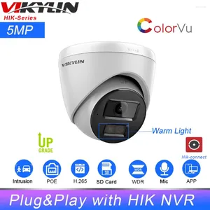 Vikylin HIK OEM 5-мегапиксельная IP-камера ColorVu DS-2CD1357G0-LUF Встроенный микрофон Слот для SD-карты CCTV Видеонаблюдение Hik-connect