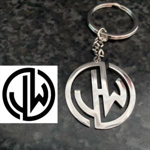 Chains Customized Any Logo Keychain For Women Men BFF Jewelry Stainless Steel Custom Name Letter Key Chain Pendant Keyring Accessories