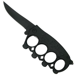Пряжка, уличный складной многофункциональный инструмент для разбивания окон, самооборона, военный набор с четырьмя пальцами, тактический нож 8409