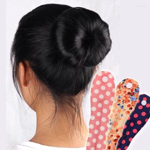 Saç klipsleri Kore moda vahşi düğme kumaş tabak köfte başı tomurcuk kemiği kollu güzel çiçek sünger çubuk aletler
