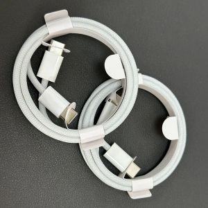 Cavi PD da 60 W di qualità OEM per iPhone 15 Ricarica rapida Cavo da USB C a tipo C intrecciato da 1 m Cavo intrecciato da 3 piedi Cavo di ricarica Cavo per caricabatterie rapido Cavo iPhone 15 Plus Pro Max