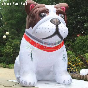 wholesale 3/4/5m(10ft/13ft/16.5ft) High Factory Made Inflatable Shar Pei Airblown Dog Model For Outdoor Advertising Event Decoration