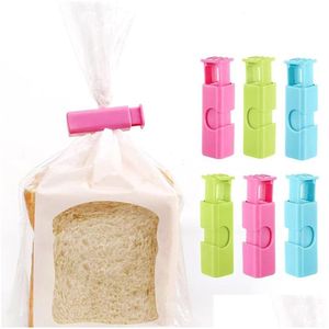 Other Housekeeping Organization Mti-Purpose Bread Sealing Clip For Toast Food Bag Locking Type Pressing Preservation Drop Delivery Dh0Ue