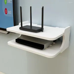 Ganci senza perforazione Soggiorno TV Parete Set-Top Box Rack Router Storage Wifi Set Top Board Staffa