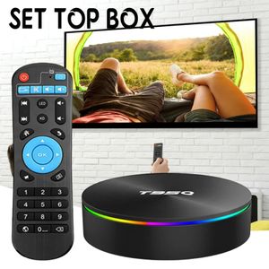 T95Q Android 9.0 TV Kutusu 4GB+32GB/64GB Amlogic S905x3 Dört Çekirdek Çift 2.4G5GHz WiFi BT PK X96 Hava H96 Max Medya Kutusu 100m LAN