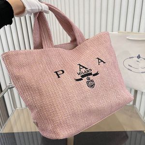 Designer tote Woven Beach Bag underarm hobo bag Straw Weave Handbag shoulder bag