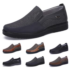 nuova moda classica casual primavera e autunno scarpe estive scarpe da uomo scarpe basse business suola morbida scarpe scivolose suola piatta scarpe di cotone da uomo-1