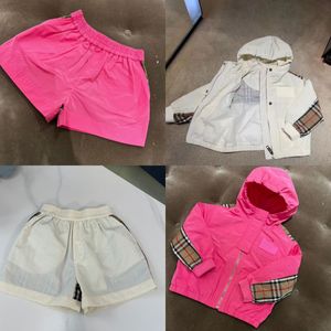 Kids Spring Sets Designer Designer Girls Casual Autumn Suncreen Boys Baby Set Girl Długie rękawowe kardigan plisowana spódnica 100-140 H5CC#