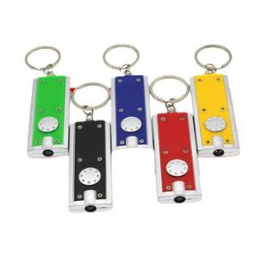 Party Favor Led Keychain Light Type Брелок для ключей Брелок Креативные подарки Мини-фонарик Брелки Прямая доставка Дом и сад Fest Dhsm3