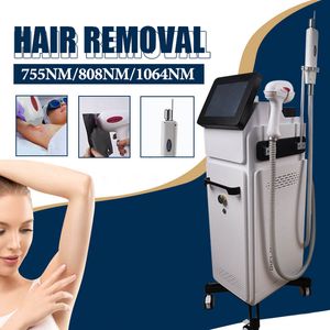 2024 NY 810 Diod Laser Hårborttagning Ice Point Depilation Pico Laser Tattoo/Pigment Borttagning Skin Rejuvenation 2 Handtag Instrument