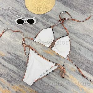 Set di bikini da bagno da bagno femminile 2023 Bikini sexy Black White Swimwear Suet Summer Women Fashion abbigliamento da bagno Bikini Bikini Women Push-Up Bikini Set T240222