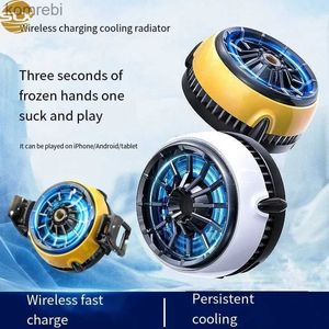 Other Cell Phone Accessories CX03 DLA6 MEMO Mobile Phone Radiator Wireless Charging Multi-function Mobile Phone Cooler Mobile Phone Cooling Fan 240222
