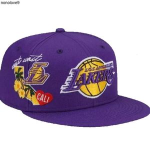 2024 Nowy projektant mody męski Lakers Women 22-23 Mistrzów Baseball Cap 2023 Finały Unisex Sun Hat Kości haftowe hurtowe czapki snapback a6 s A6 s