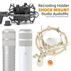 Tillbehörsupphängning inspelning mic stativhållare Bracket Spider stötsäker rack för red podcaster procaster studio mikrofonchockmontering