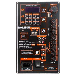 スピーカー220V/12VデジタルBluetooth 200Wアンプボード818インチスピーカー付きマイクギター入力DSPコントロールAUX USB