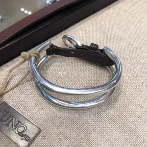 Armbanden highend europeiska och amerikanska original modeelektroplätering 925 silver 14k guldbälte spänne armband festivalen smycken gåva