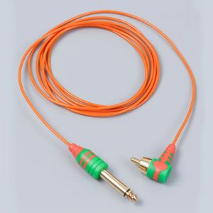 Machine New Silicone Tattoo Cord Rca 2m Clip Cord Rubber for Tattoo Hine Pen Hine Wire Tattoo Power Supply