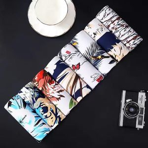 8st Set Male Panties Modal Mens Underwear Boxers andningsbara sexiga man Boxer Solid Underpants Shorts U CONVEX POUCH MEN