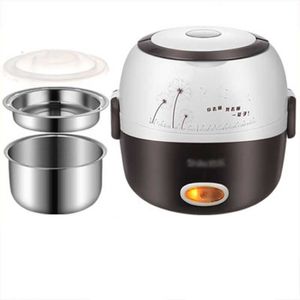 Stainless Steel 200V Electric Bento Lunch Box Cooker Insulation Heating Office School Picnic Portable Food Container Warmer SH1909274x