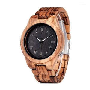 BOBOBIRD Orologi in legno Orologi da polso in legno Calendario naturale Display Bracciale regalo Relogio spedito dagli Stati Uniti 1319T