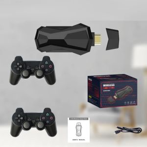Jogadores 4K HD Video Game Console 2.4g Double Wireless Controller para MAME/FC/GB/GBA/GBC/MD Retro TV Dendy Game Console 6000 Games Stick