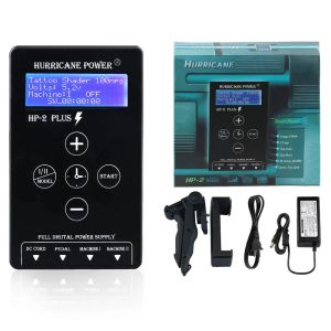 Suprimentos Profissional HP2 Plus Fonte de alimentação de tatuagem para tatuagem Hines Touch Screen Fonte Digital LCD Maquiagem Dual Tattoo Supplies