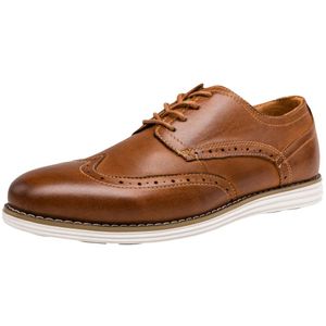 Vostey Casual Formal Men's Leather Business Oxford Buty
