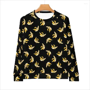 Felpe con cappuccio da uomo Hip Hop Banana Felpe grafiche Frutta divertente Pullover stampati in 3D per uomo Abbigliamento Moda Donna Streetwear Ragazzo Y2k Lungo