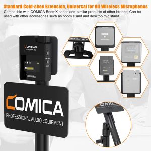 Accessories Comica Hrwm Handheld Adapter for Wireless Microphone Detachable Adapter Suitable for Interview Report Mic Accessories