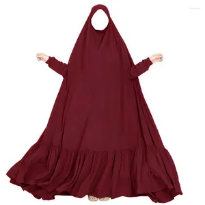 女性のためのエスニック服の頭上のアバヤ七面鳥のローブイスラム教徒の祈り衣服
