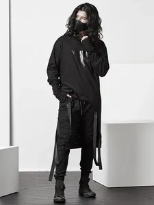 Ethnische Kleidung Punk Goth Hoodie Smoking Design Trend Herren Herbst/Winter Dark Fashion Langarm
