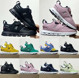 2024 On Cloud Kids Shoes Sports Outdoor Athletic Unc Black Children White Boys Girls Casual Fashion Sneakers Kid Walking Toddler Sneakers Sij