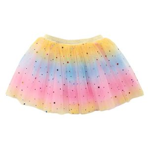 Hot Kids Tutu Skirts Girls 3-8 Year Children Clothes Girls Tulle Party Lace Skirt cute Baby Star Glitter Dance fluffy tutus Dress