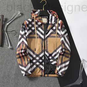 Jaquetas masculinas designer de moda outono inverno quente impermeável à prova de vento jaqueta casual hip hop rua zíper ao ar livre xadrez listra casaco k7na gncl