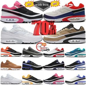 mit Box BW Designer OG Schuhe Laufschuhe Herren Trainer Persisch Violett Schwarz Weiß Violett Dunkelgrün Vachetta Tan Pure Platinum Männer Frauen Sportliche Outdoor-Sneaker