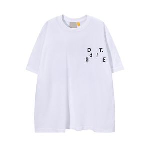 Designer Galleries Tee Depts T-shirts Man Women Tees Ink Splash Graffiti Letters Lose Short-Sleeved Okoła szyja Ubrania 31LB