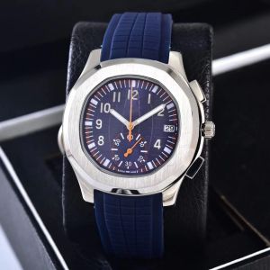 PP Herrkvinnor Aquanaut 5968 Luxury Multifunktionell Watch Digital Automatic Quartz Waterproof Watches Men armbandsur