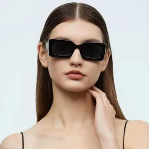 Sunglasses Retro Rectangle For Women Men Trendy Fashion Candy Color Y2K Sun Glasses Vintage Shades UV400 Protection