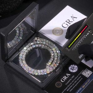 Personalizado iced out 18mm sterling sier prong vvs moissanite gia certificado laboratório cultivado diamante pulseira de tênis para mulher