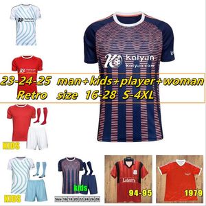 23 24 NOttingham Soccer Jersey Grabban Johnson Surridge 2023 2024 Elanga Men Kids Forest Awoniyi Ameobi Menten Krovinovic Zinckernagel 94 95 Retro Football Shirt