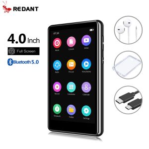 Speakers Redant Newest Bluetooth Mp3 Music Player with High Resolution and Full Touch Screen Builtin Speaker Hifi Lossless Sound Player