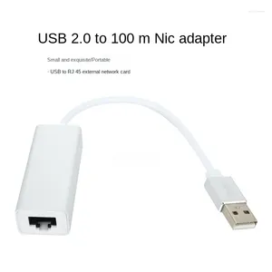 Kable komputerowe USB 2.0 do RJ45 LAN Ethernet Network Adapter dla Apple Mac MacBook Air Laptop PC