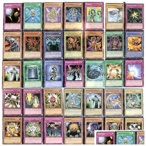 66pcs inglês yuh cartões yu-gi-oh cartão jogando jogo yu gi ohtrading batalha carte escuro mágico coleção crianças brinquedo de natal g220311 dhdlx