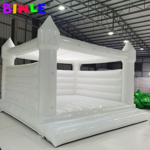 full PVC White Bounce House Inflatable Commercial Bouncy Castle Wedding Bouncer Inflatable Castles Bounce Combo For Adults