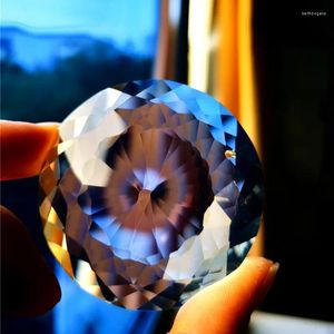 Kryształ żyrandolowy najwyższa jakość 60 mm przezroczystość K9 Bauhinia wisiorek choinek ozdoba DIY Suncatcher romantyczna dekoracja